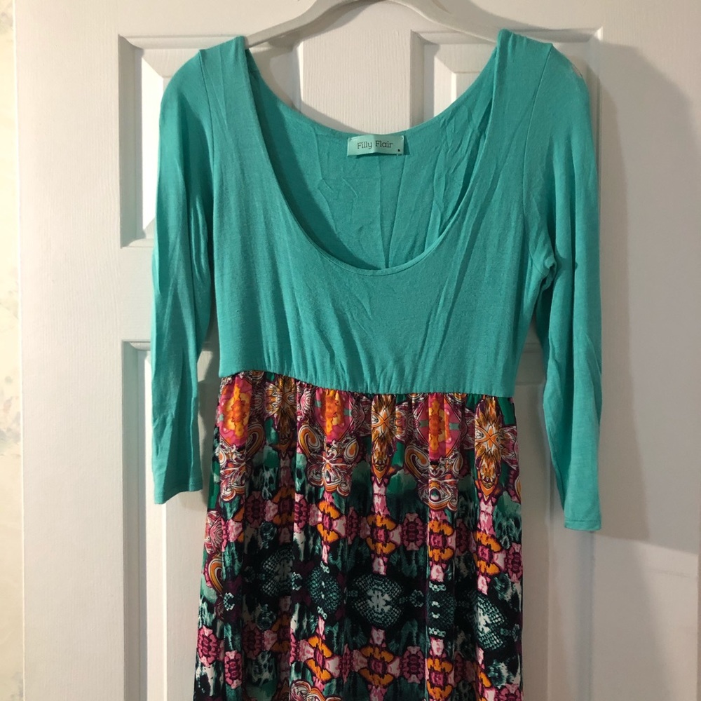 Colorful maxi dress